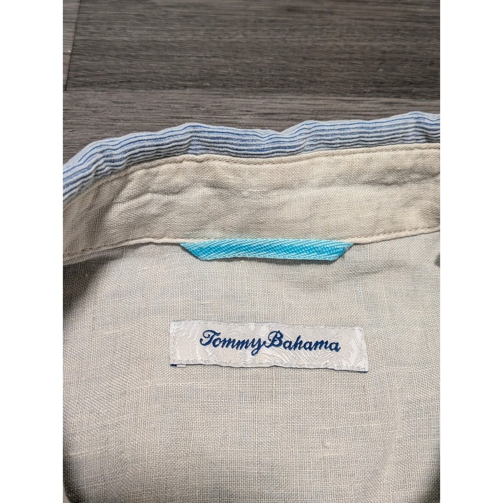 Tommy Bahama Men's Light Blue Corduroy Long Sleeve Shirt Size 1XLB - Picture 3 of 9